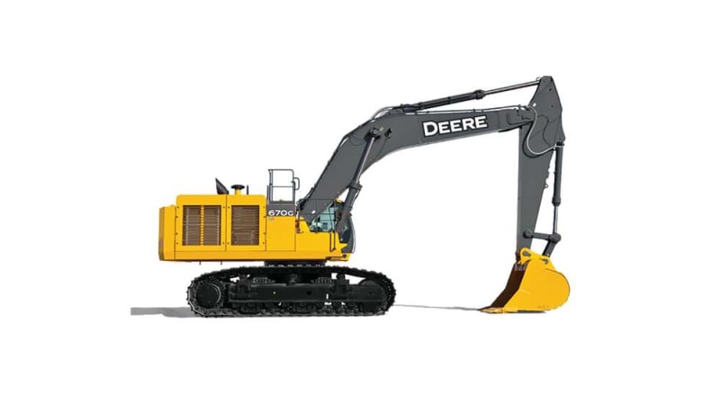 John Deere 670G LC Large Excavator